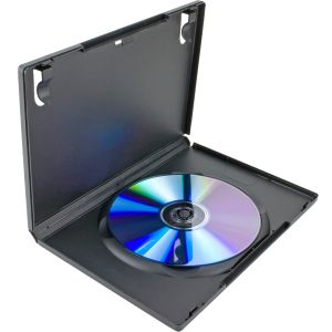 1-disc Capacity Commercial DVD-CD Cases in Choice Colors