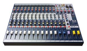 Kingdom Soundcraft Mixer: Premium 12-Channel Audio Control with Built-In Effects