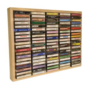 100 Capacity Wood Cassette Rack – A Practical and Durable Solution for Your Ink Pads, Card Deck and Cassette Collection
