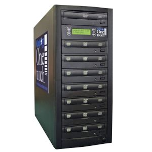Kingdom One Touch 7 Copy DVD 24X CD 48X Duplicator | Made in USA | High-Speed Copying 