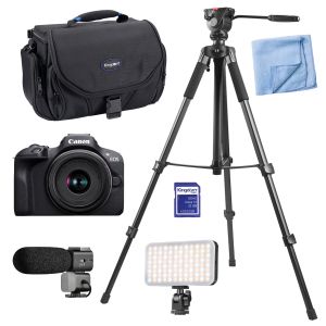 Canon EOS R100 4K Mirrorless Camera with 18-45mm Lens
