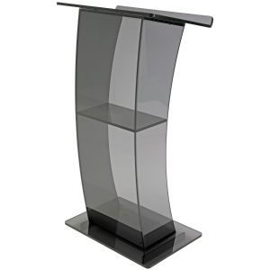 Smoky Eclipse Pulpit Durable Acrylic Church Podium