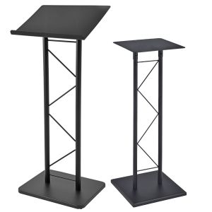 Truss Spur Collection Lectern with Metal Side Stand