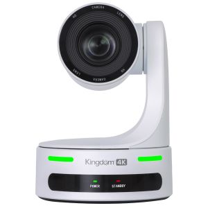 4K PTZ Camera for Live Streaming with 20x Optical Zoom - White - Front View