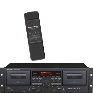 Tascam 202MKVII Double Cassette Deck with USB Port