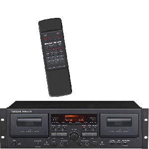 Tascam 202MKVII Double Cassette Deck with USB Port