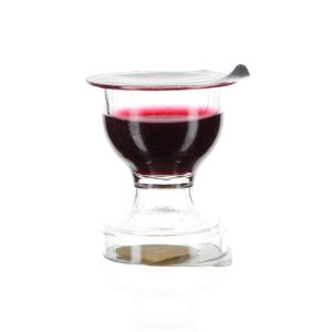 Chalice Prefilled Communion Cups with Juice & Bread - 100 Count