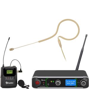 AVtronics 200 Channel Lapel Mic System with Omni-Directional Earworn Microphone