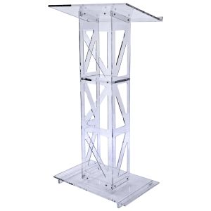 Kingdom Reliant Pulpit/Podium Clear Acrylic