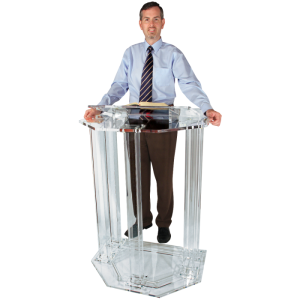 Revival Pulpit Durable Acrylic Worship Podium