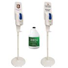 Package Deal! 2 Dispensers, 1 Gallon of Sanitizer with Free Personalization