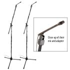 2 Choir Mics & 2 Stands Package - Samson CM12C Choir Microphones with Stands