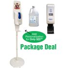 Touchless Elite Series Hand Sanitizer Dispenser and Hand Sanitizer Package