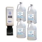 Wall Mount Touchless Hand Sanitizer Dispense with 4 pieces Hand Sanitizer Gel