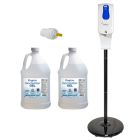 Elite Series Touchless Hand Sanitizer Dispenser: Superior Elegance with Gel Refill in Black
