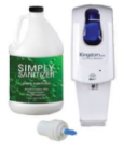 Elite Series Hand Sanitizer Dispenser with 1 Gallon of Hand Sanitizer and Fine Mist Spray Pump Adapter