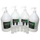Kingdom Liquid Hand Sanitizer Bundle: 4 Gallons (100 ml)  with Pumps, and 6 Empty Spray Bottles