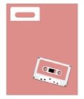 Audio Cassette Tape Laser Labels - Salmon - 300 Packs
