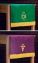 Purple & Green Reversible 80" Table Runner 1