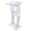 C Style Design Frosty Acrylic Lectern