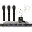 Kingdom UHF 1000-Channel Professional Wireless Microphone System with KX7AK Ear-worn