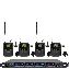 Kingdom V5 Professional Wireless Microphone System with 4 Belt Packs and Lapels