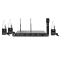Kingdom V5 Wireless Mic System with 1 Handheld, 3 Beltpacks with Lapels
