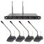 Kingdom V5 Wireless Mic System with 4 Podiums | Superior Audio Clarity | Customizable Configurations