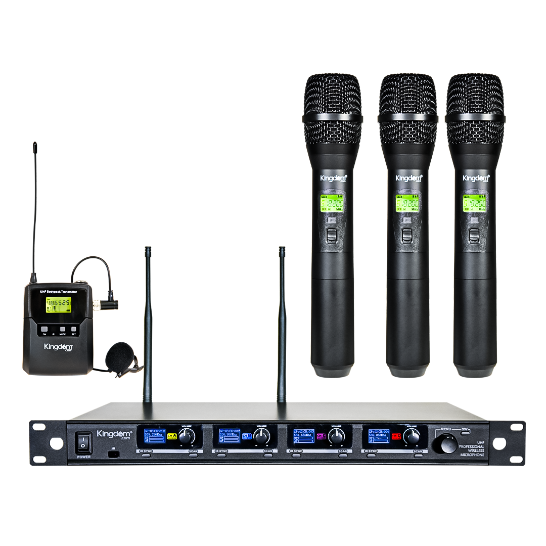 Kingdom UHF 1000-Channel Professional Wireless Microphone System.