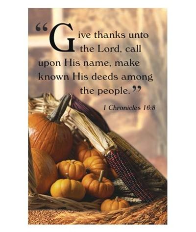 Thanksgiving Church Bulletin - Pack of 50