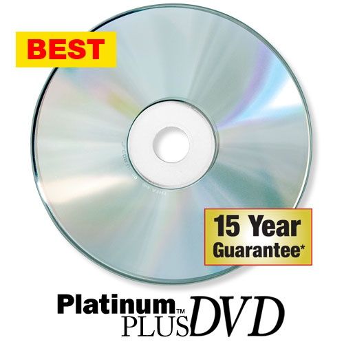Kingdom Platinum Plus 16X DVD+Rs-Silver Thermal