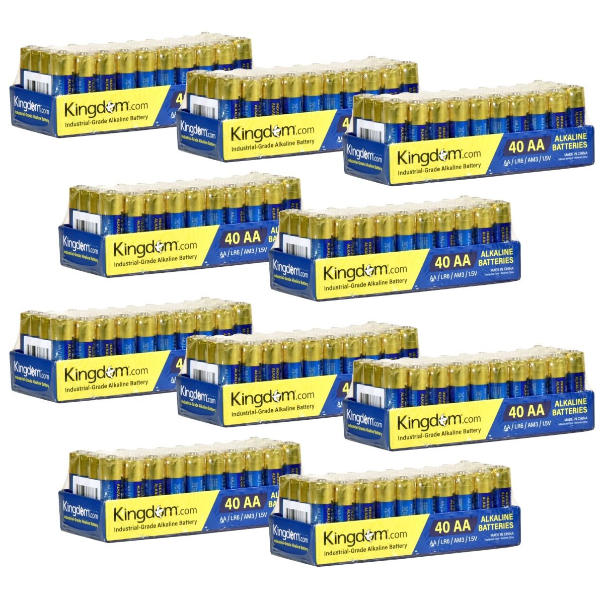 Kingdom AA Battery 400 Pack