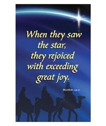 Full Color Church Bulletins - Choice of Designs - Pack of 100 : Wisemen