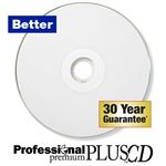 Kingdom Professional Premium Plus CDs - 100 Pack | White Inkjet | High-Speed Duplication & Superior On-Disc Printing