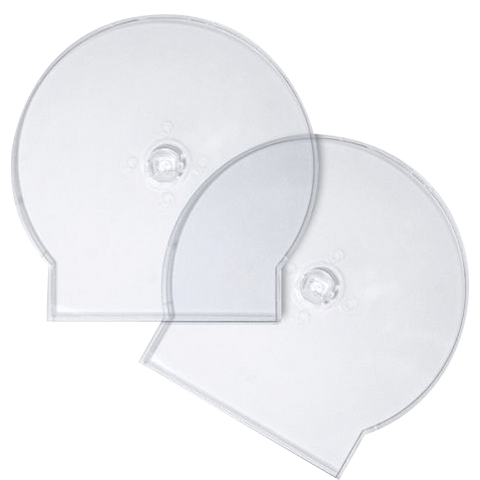 Protect Your Valuable CDs with Kingdom Clear Soft Poly CD Clamshell Cases - Pack of 100