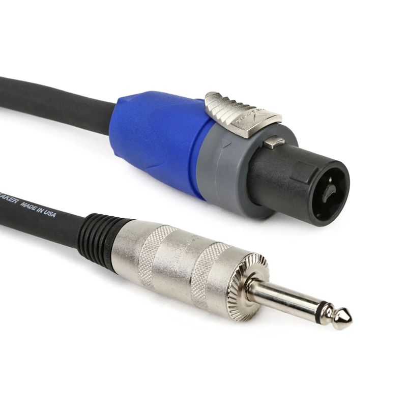 Rapco Speakon to 1/4-inch Male 10-ft Speaker Cable