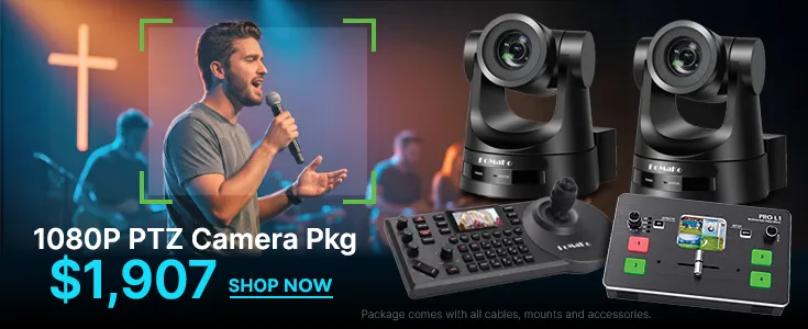 2 Camera package with switcher