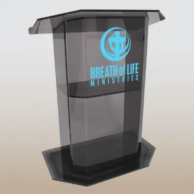 KLBFG Smoky Majestic Acrylic Pulpit