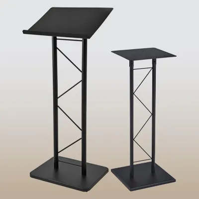 KML7B lectern with metal side stand